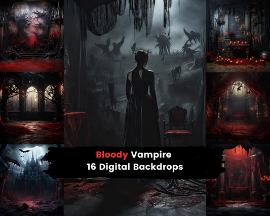 Bloody Vampire | Fantasy Digital Backdrops