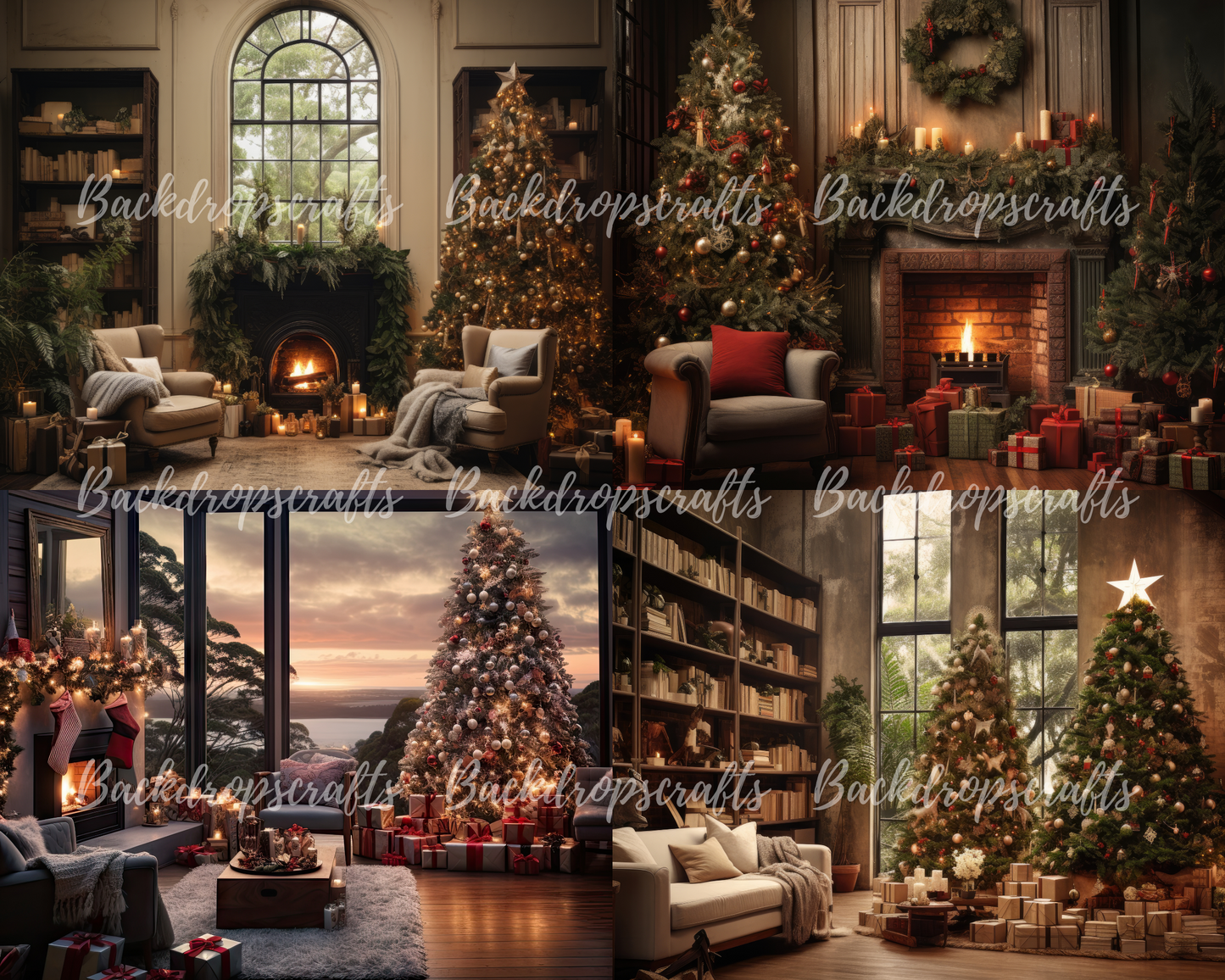 Christmas Under The Tree | Digital Backdrops