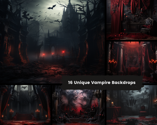 Bloody Vampire | Fantasy Digital Backdrops