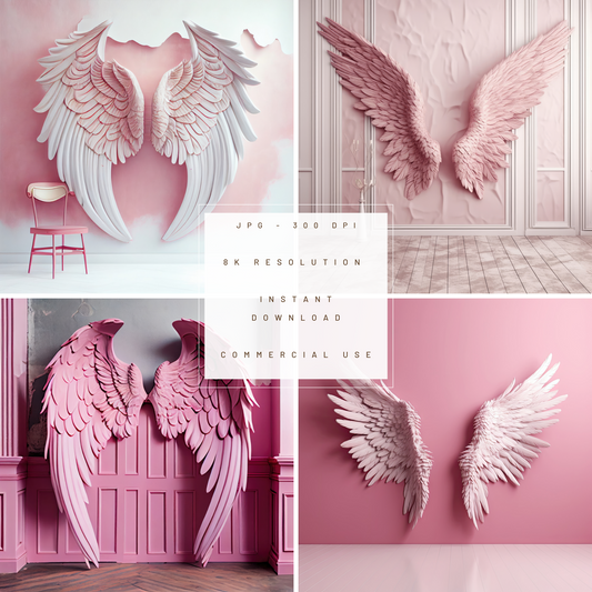 Babypink Angel Wings