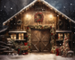 Christmas Rustic Barn | Digital Backdrops